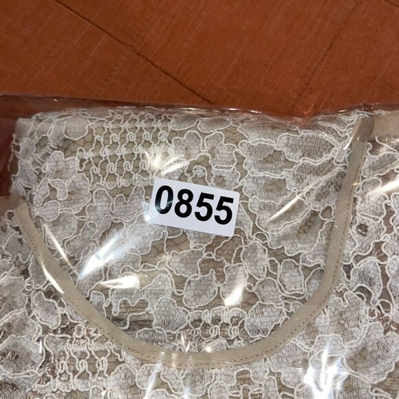 Alexis Lace Cocktail  Ivory Mini Dress Size. Medium M - Picture 12 of 12